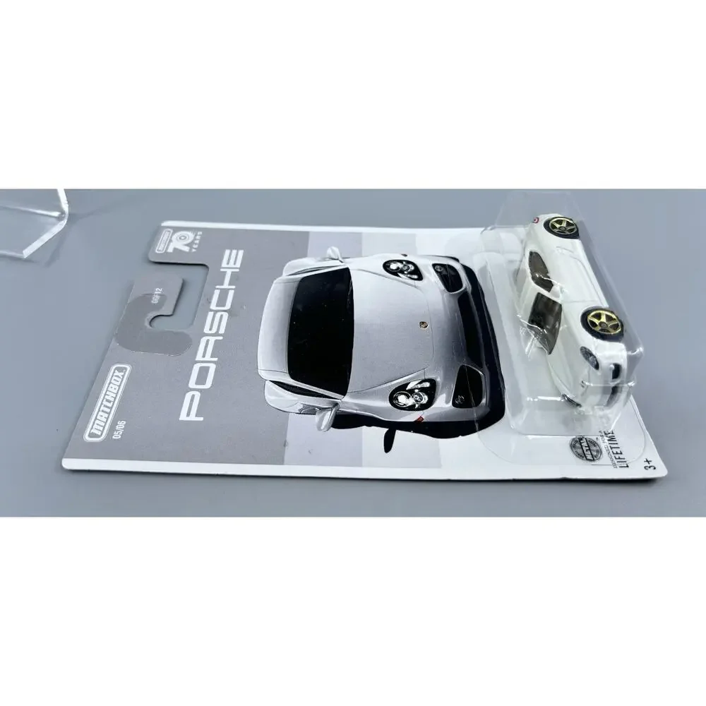 Matchbox PORSCHE Cayman 70 Years White Diecast 05/06 Diecast 1:64 NOC 2023